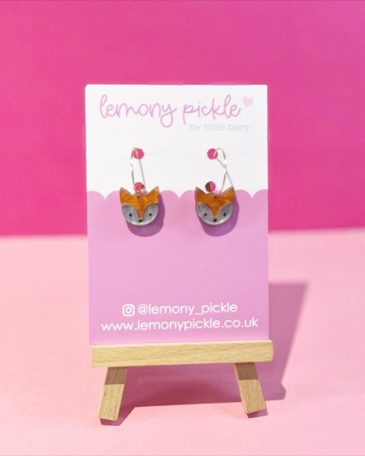 Cute Fox | Acrylic Earrings