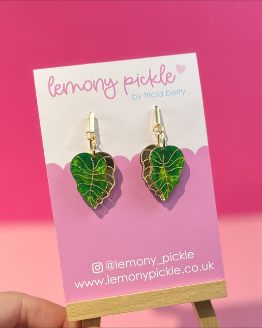 Leaves | Acrylic Earrings