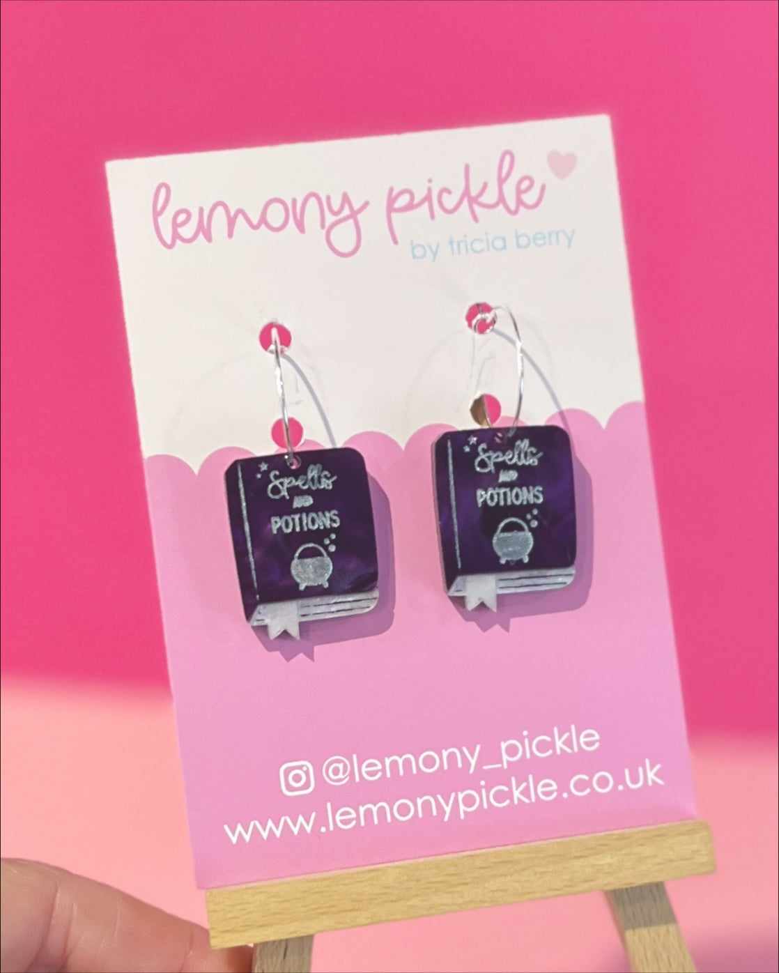 Spellbooks | Acrylic Earrings