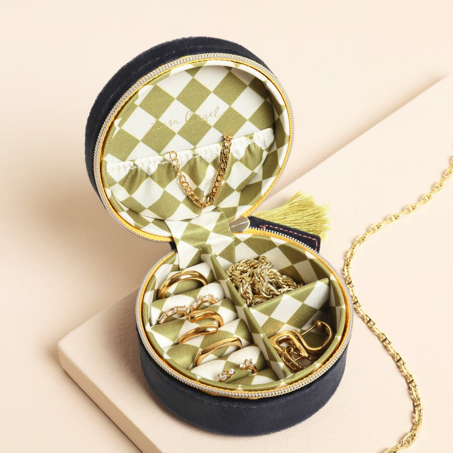 Narwhal Velvet Jewellery Case