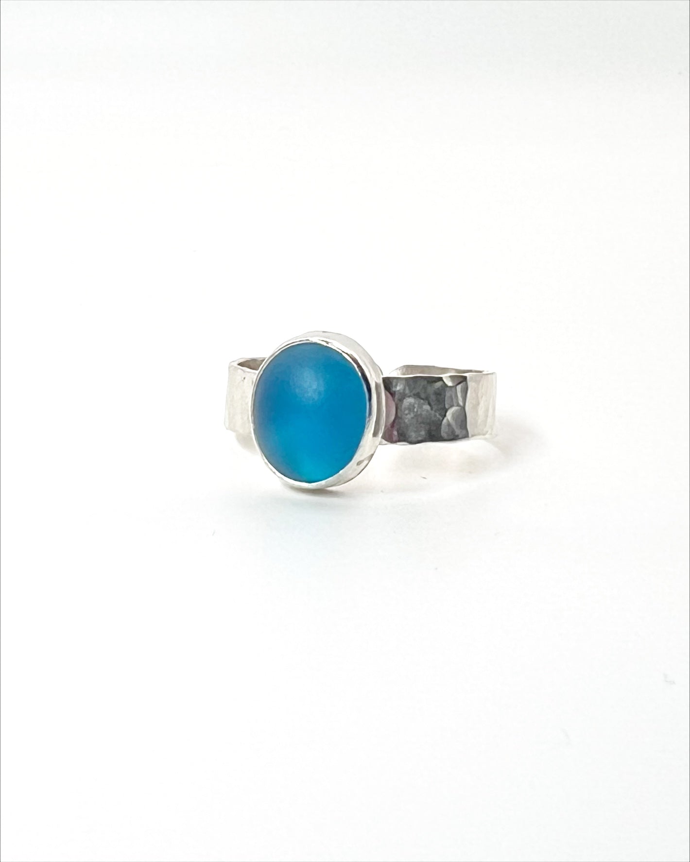 Seaglass Ring | Sterling Silver