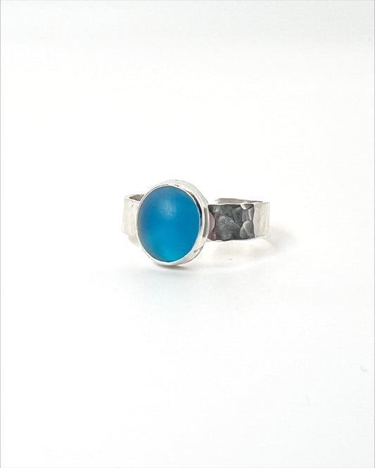 Seaglass Ring | Sterling Silver