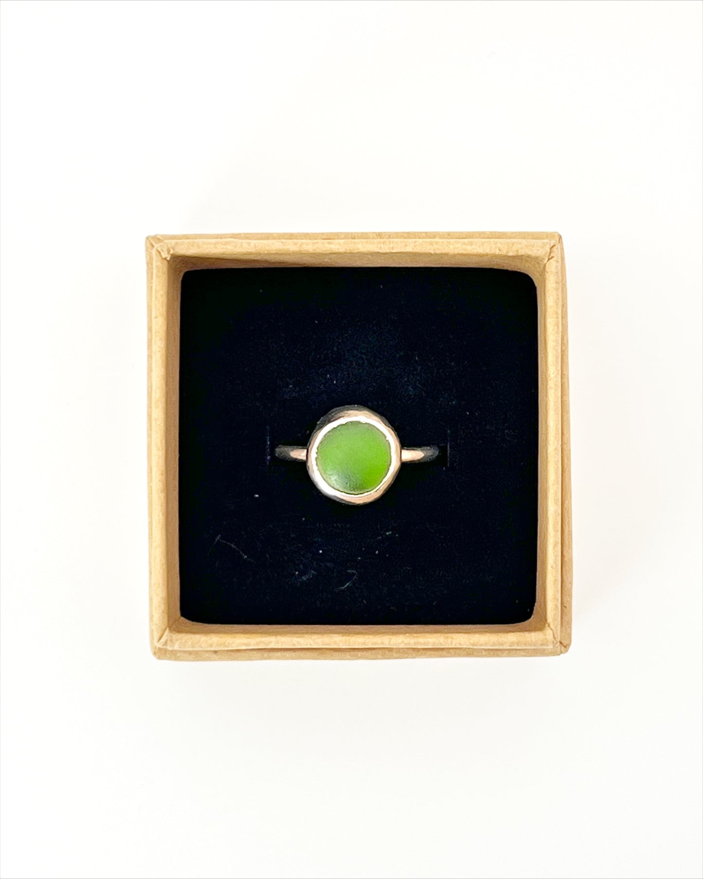 Seaglass Ring | Sterling Silver