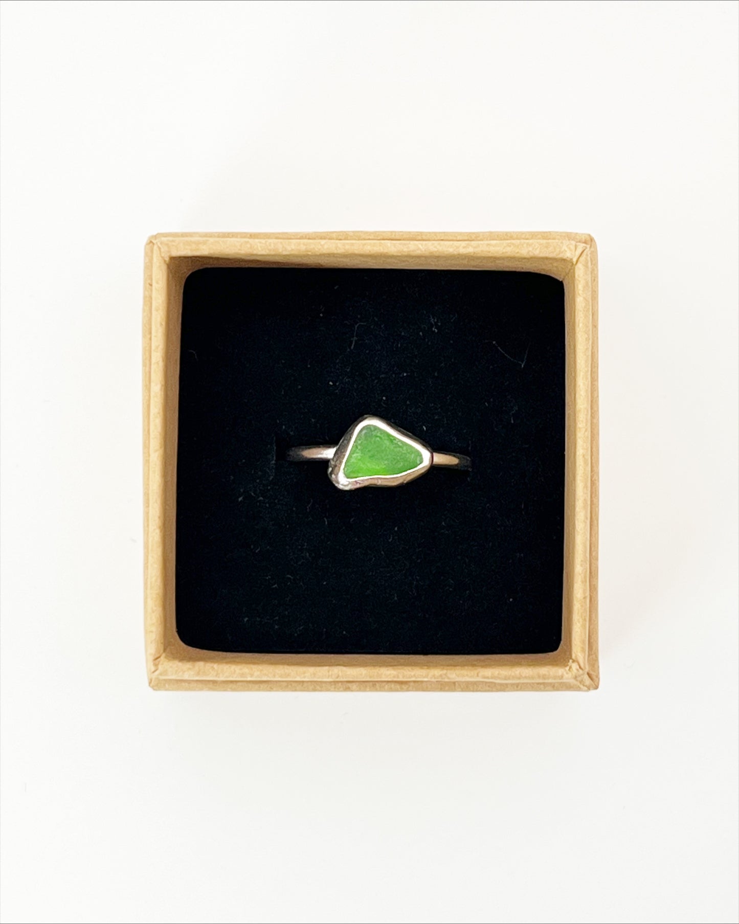 Seaglass Ring | Sterling Silver