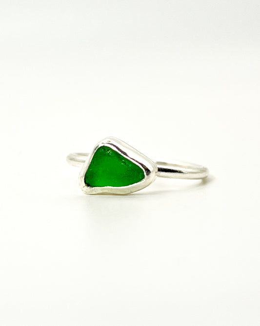 Seaglass Ring | Sterling Silver