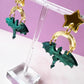 Fantasy Dragon Earrings | Acrylic Statement Earrings