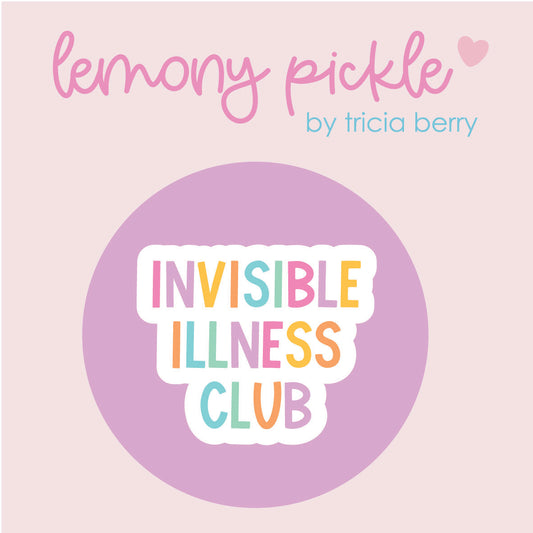 Invisible Illness Club | Badge