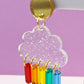 Rainbow Clouds | Acrylic Statement Earrings