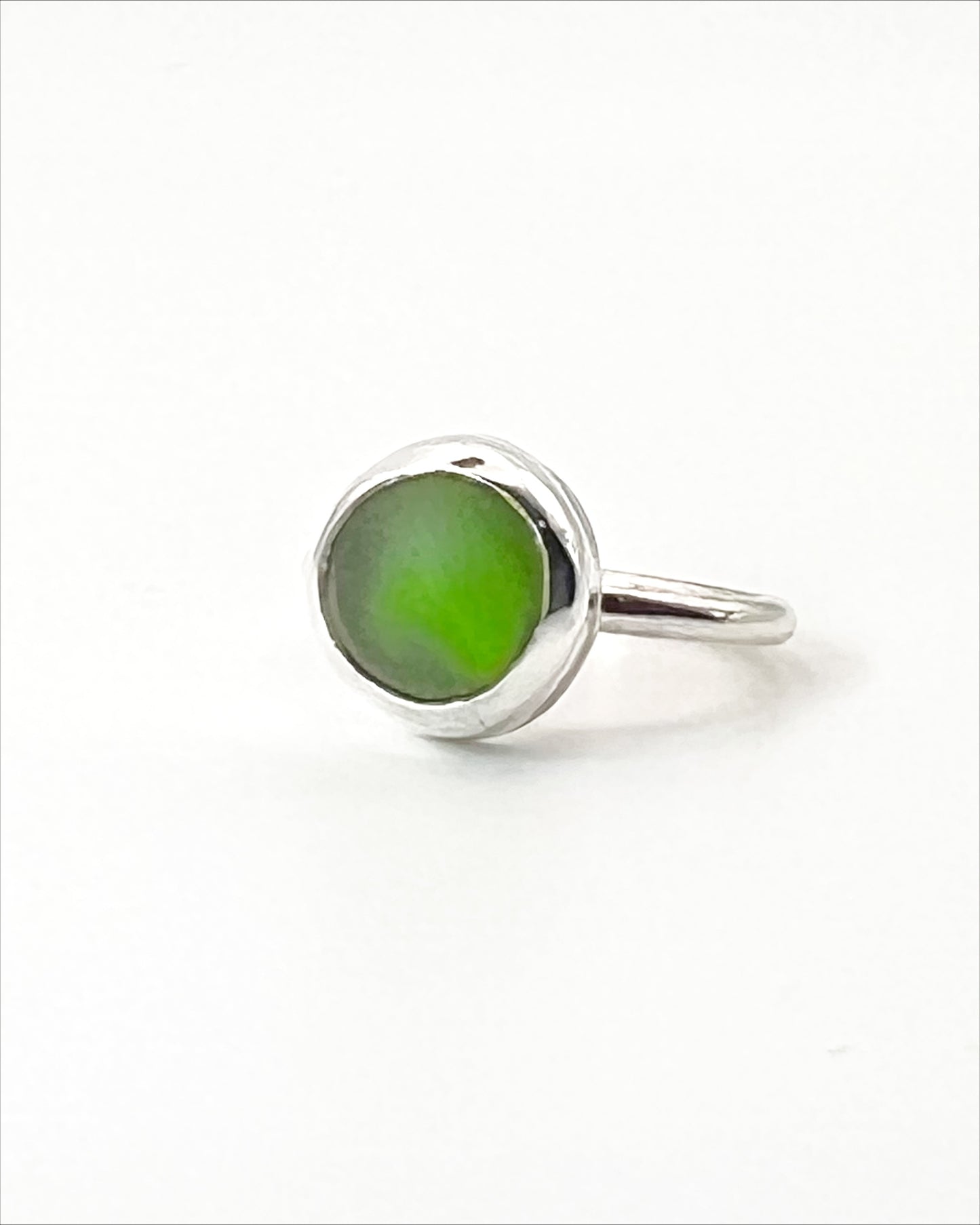 Seaglass Ring | Sterling Silver