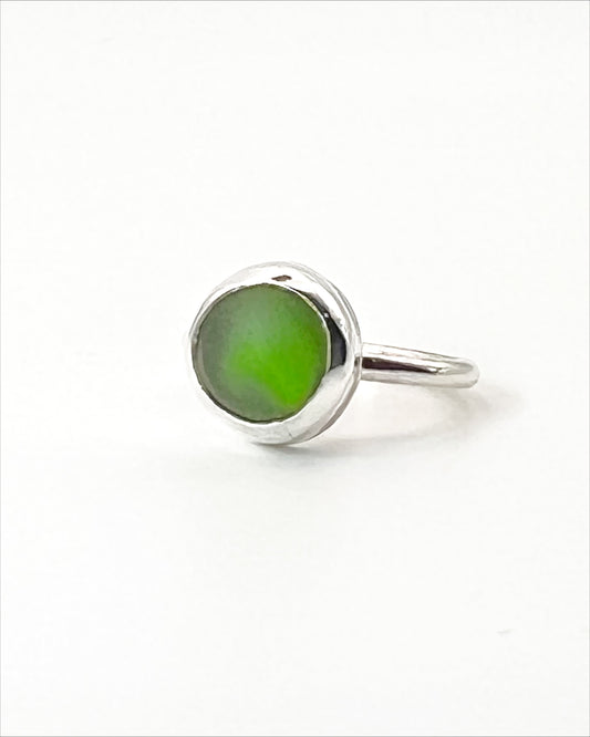 Seaglass Ring | Sterling Silver