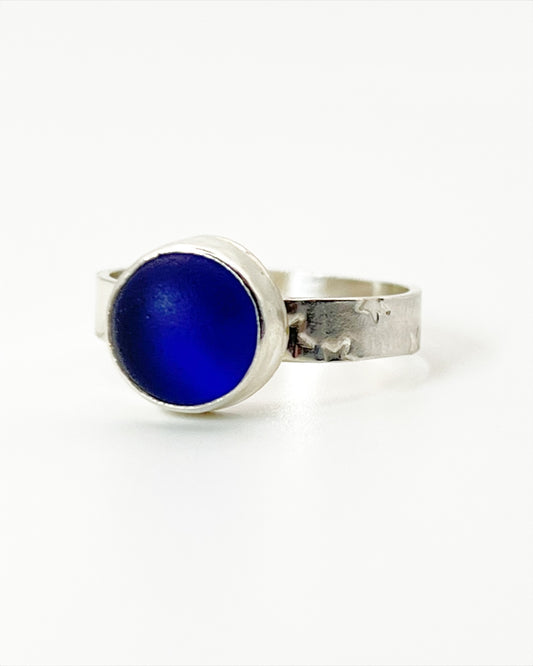 Seaglass Ring | Sterling Silver