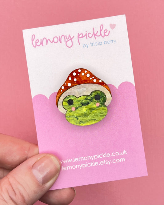 Mushroom Frog | Pin Badge