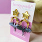Fantasy Dragon Earrings | Acrylic Statement Earrings