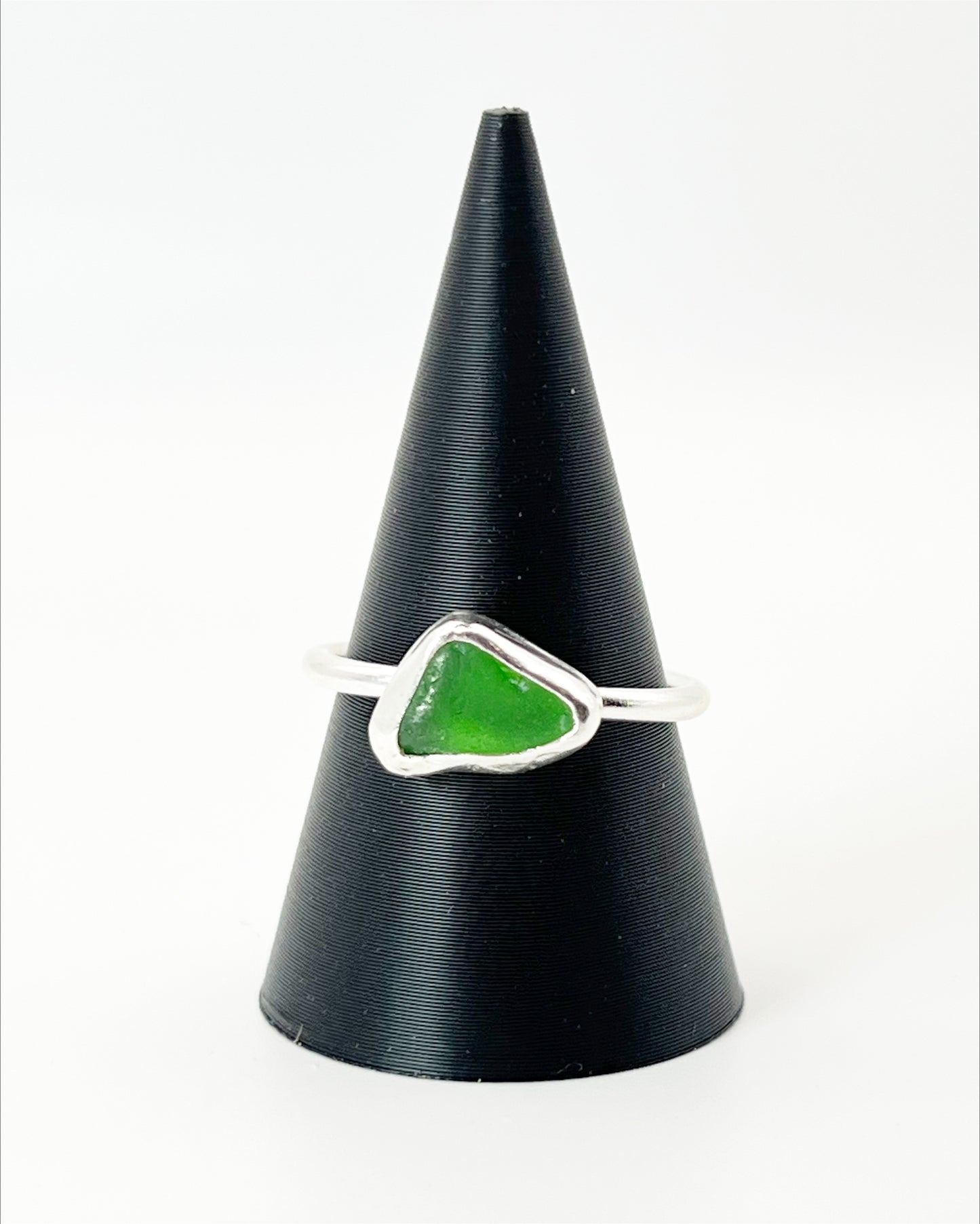 Seaglass Ring | Sterling Silver