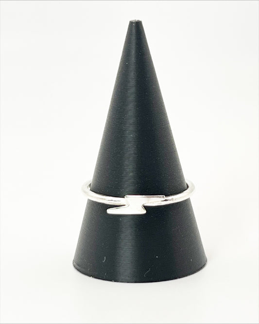 Lightning Bolt Ring | Sterling Silver
