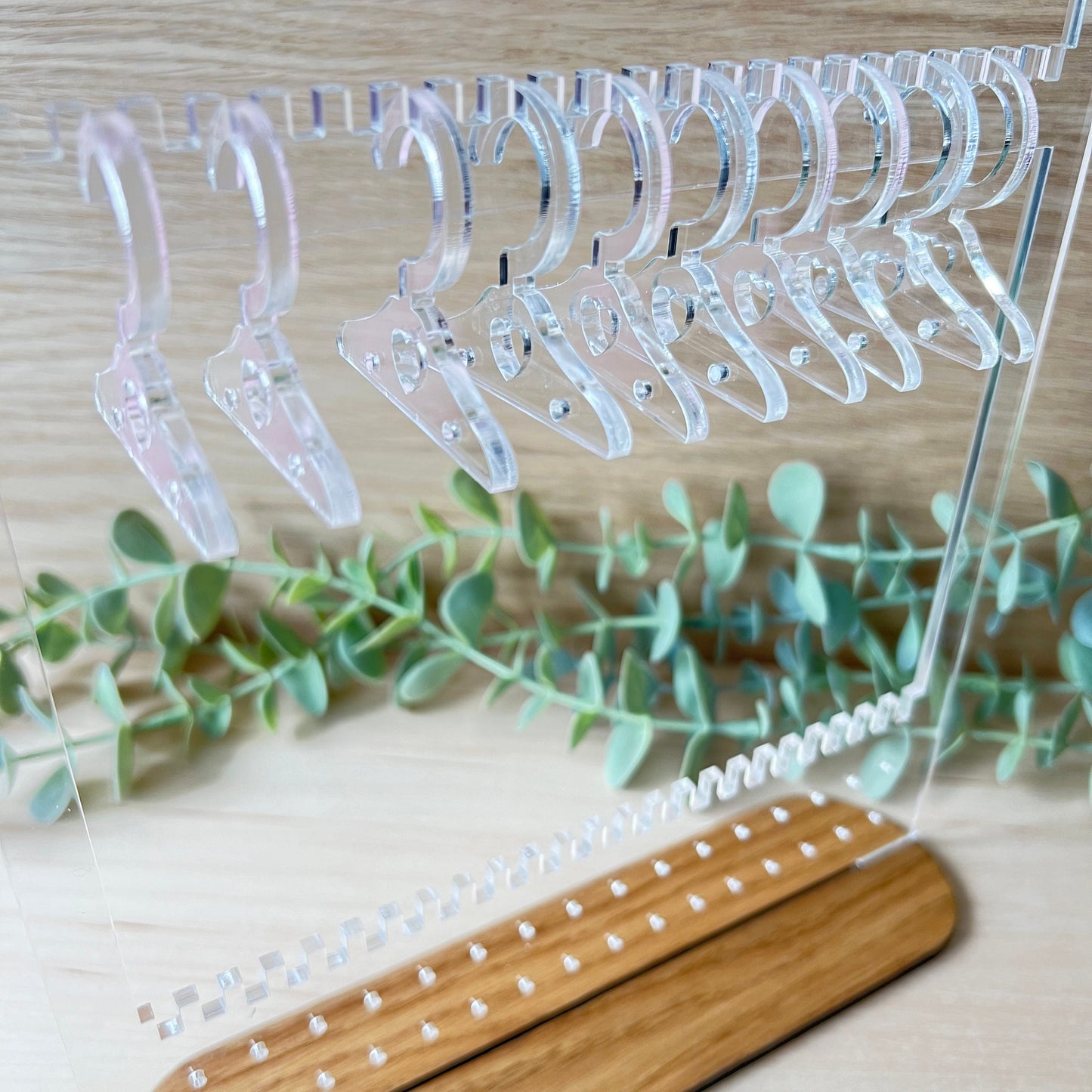 Mini Wardrobe Earring Rail and Hangers | Earring Storage