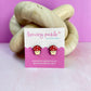 Kawaii Mushroom Earrings | Handpainted Wooden Studs