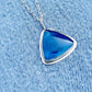 Deep Blue Sea | Surfite and Sterling Silver Pendant