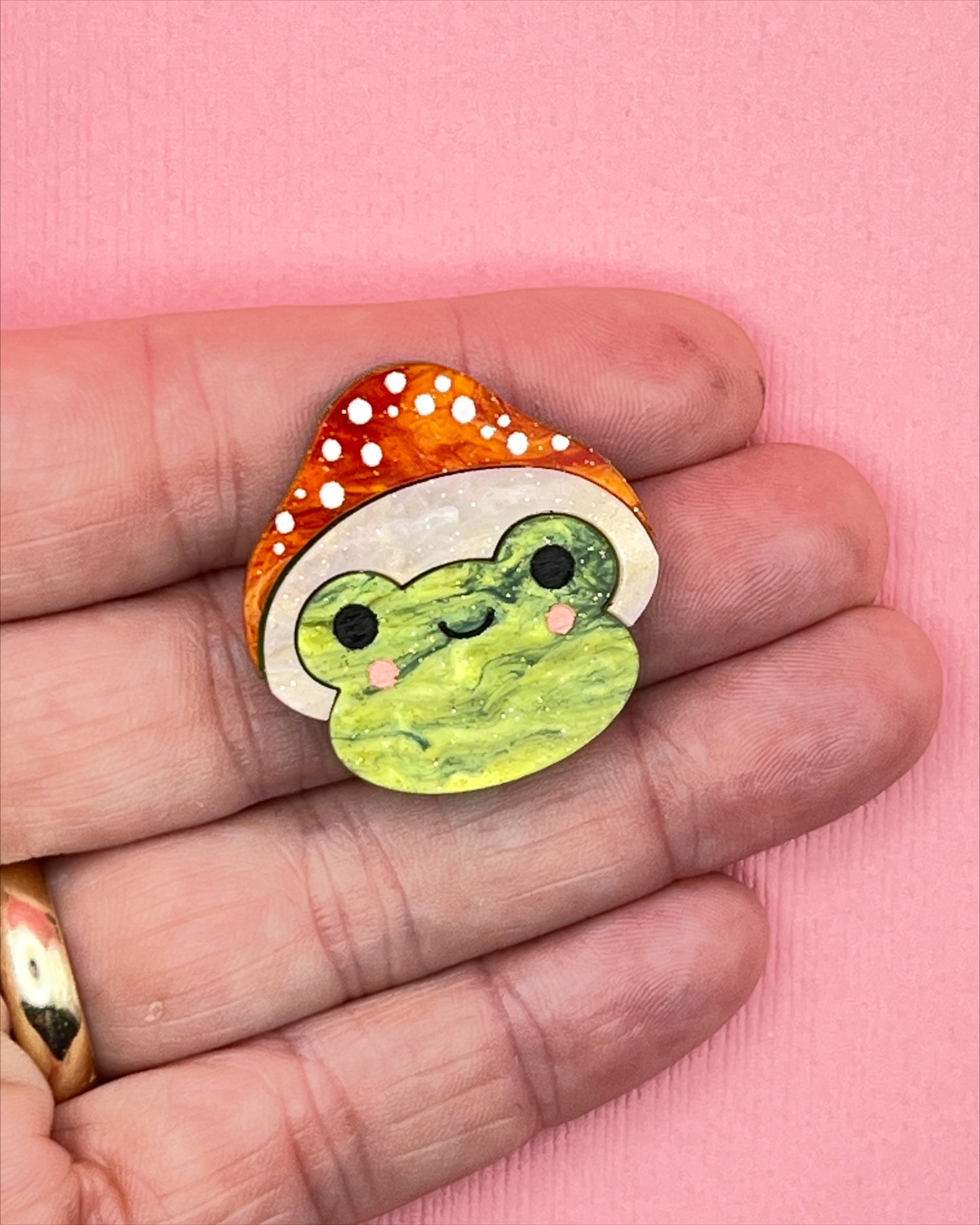 Mushroom Frog | Pin Badge
