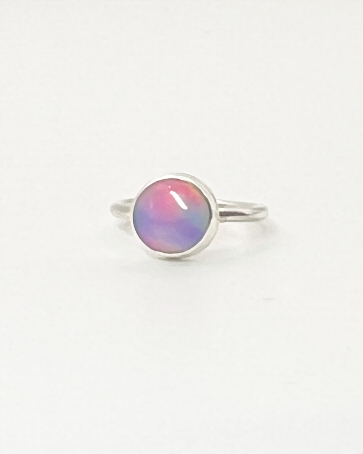 Aurora Opal Ring | Sterling Silver
