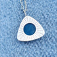 Deep Blue Sea | Surfite and Sterling Silver Pendant