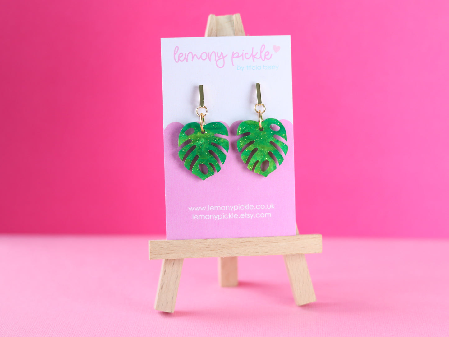 Monstera Leaves | Acrylic Earrings