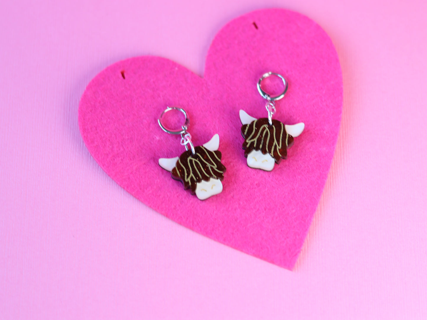 Highland Coo | Acrylic Earrings