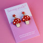 Mushrooms | Acrylic Earrings