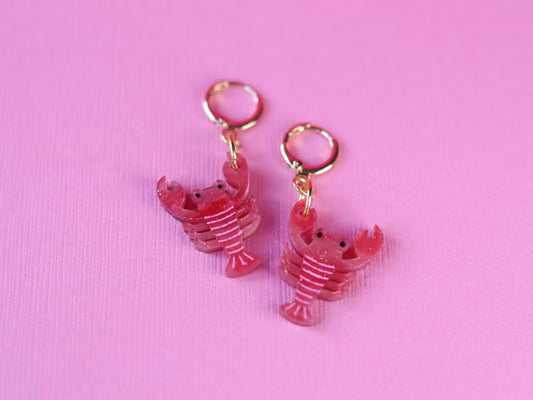 Lobsters | Acrylic Earrings
