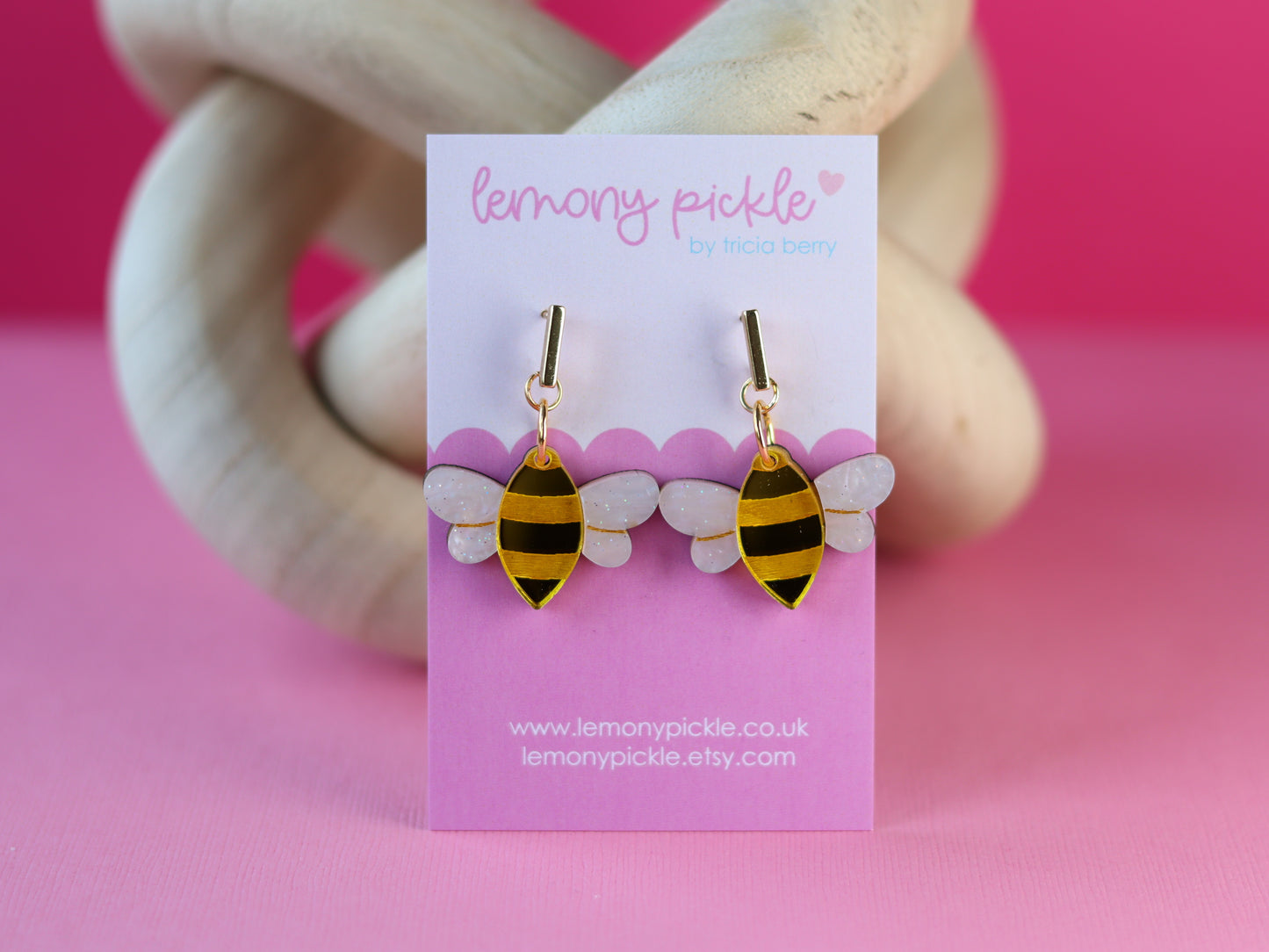 Bees | Acrylic Earrings