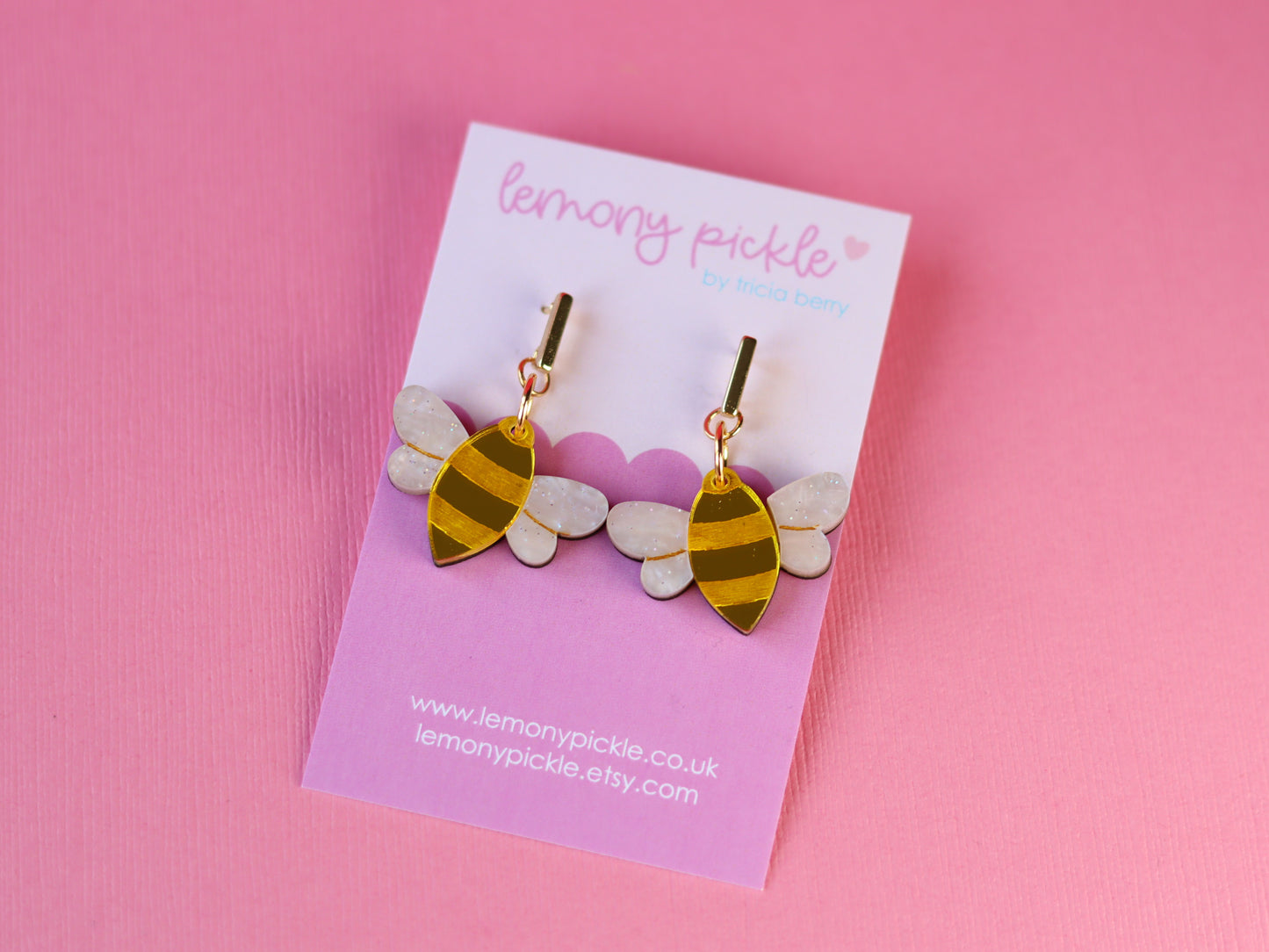 Bees | Acrylic Earrings