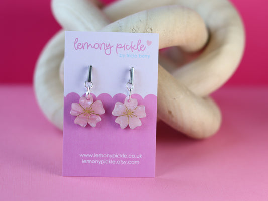 Cherry Blossoms | Acrylic Earrings