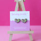 Book Lover Earrings | Hand Painted Wooden Studs