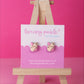 Squishy Cat Earrings | Handpainted Wooden Studs