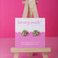 Monstera Earrings | Hand Painted Wooden Studs