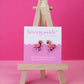 Flamingo Earrings | Handpainted Wooden Studs