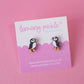 Puffin Earrings | Handpainted Wooden Studs