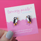 Puffin Earrings | Handpainted Wooden Studs