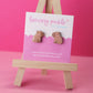 Capybara Earrings | Handpainted Wooden Studs