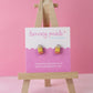 Pencil Earrings | Handpainted Wooden Studs