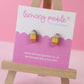 Pencil Earrings | Handpainted Wooden Studs