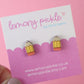Pencil Earrings | Handpainted Wooden Studs