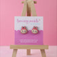 Little Monster Earrings | Handpainted Wooden Studs