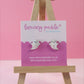 Cute Ghostie Earrings | Handpainted Acrylic Studs