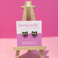 Black Cat | Handpainted Acrylic Studs