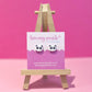 Cute Panda Earrings | Handpainted Acrylic Studs