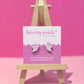 Cute Ghostie Earrings | Handpainted Acrylic Studs