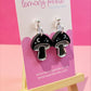 Midnight Mushrooms | Acrylic Earrings