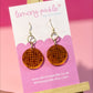 Showgirl Inspired | Orange Disco Balls