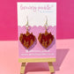 Showgirl Inspired | Flaming Heart Dangles